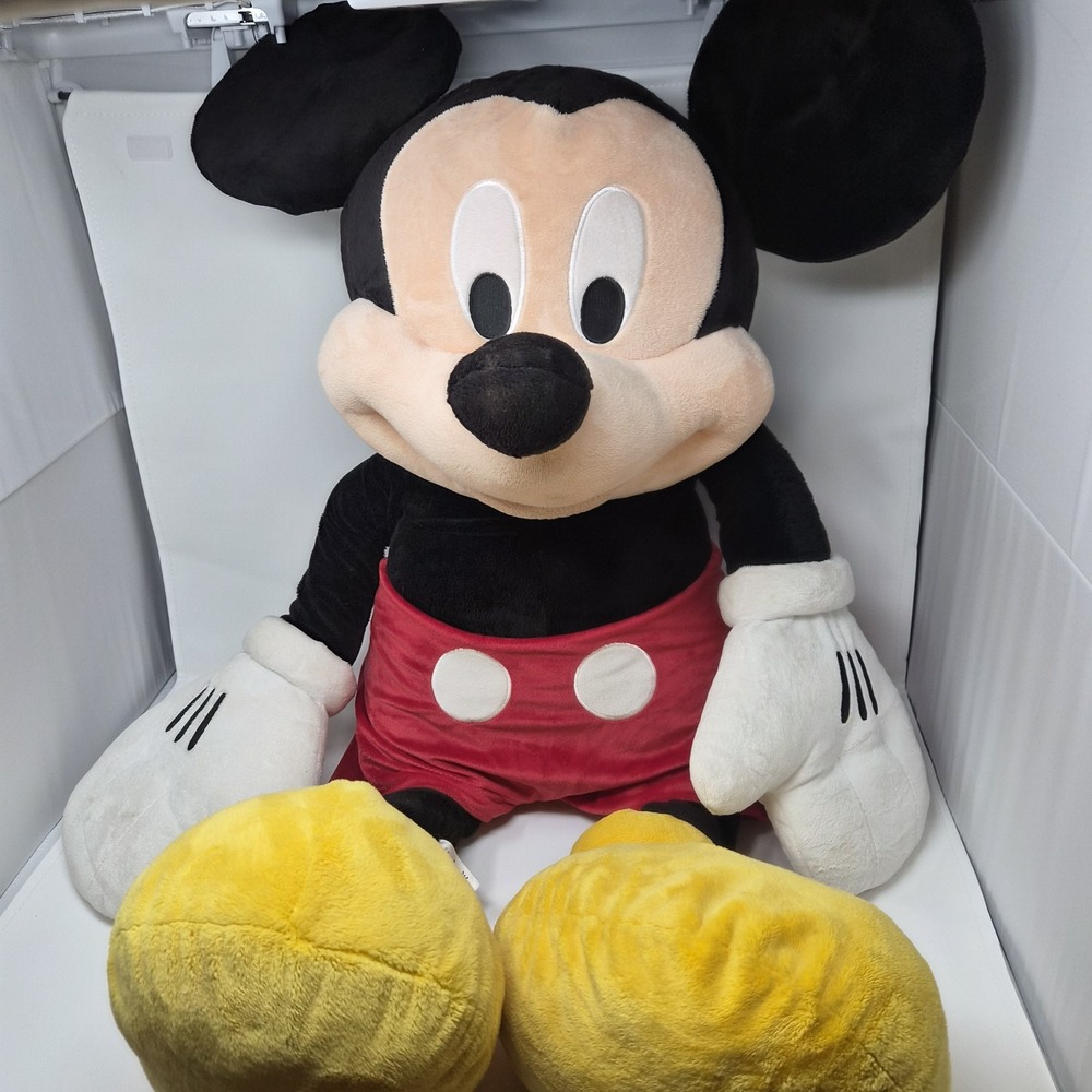 Disney Store Mickey Mouse Jumbo Plush 41" Giant Stuffed Animal Authentic Large